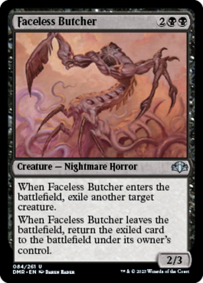 Faceless Butcher [Dominaria Remastered] | The Clever Kobold