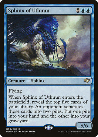 Sphinx of Uthuun [Duel Decks: Speed vs. Cunning] | The Clever Kobold