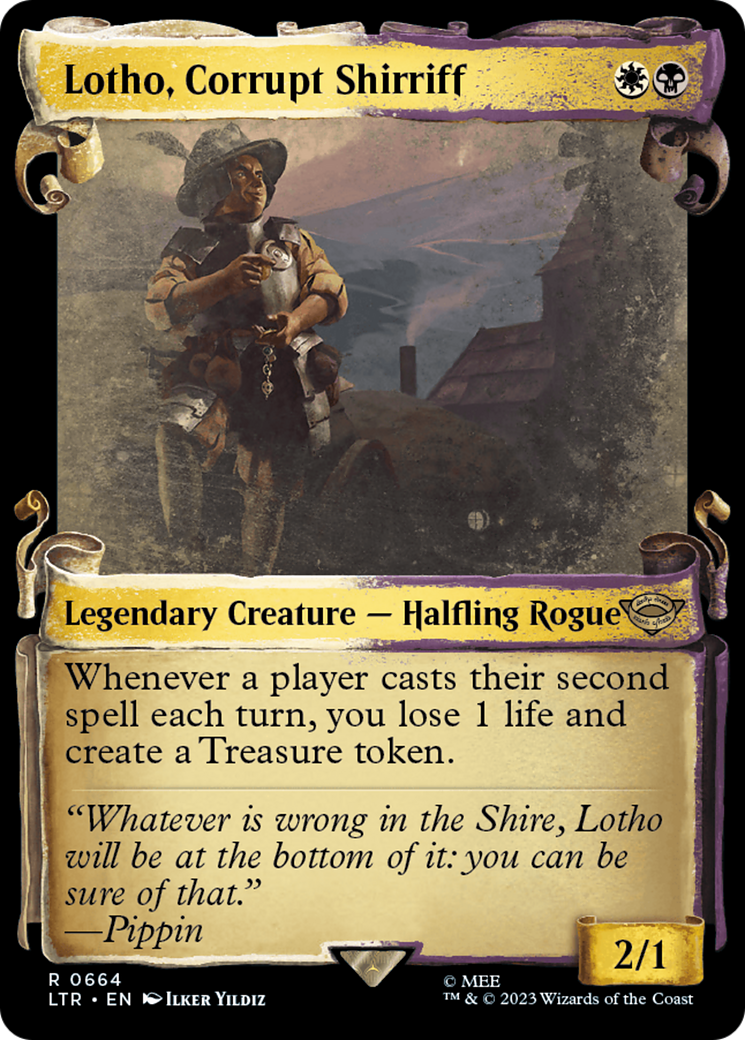 Lotho, Corrupt Shirriff [The Lord of the Rings: Tales of Middle-Earth Showcase Scrolls] | The Clever Kobold