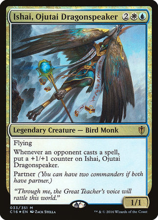 Ishai, Ojutai Dragonspeaker [Commander 2016] | The Clever Kobold