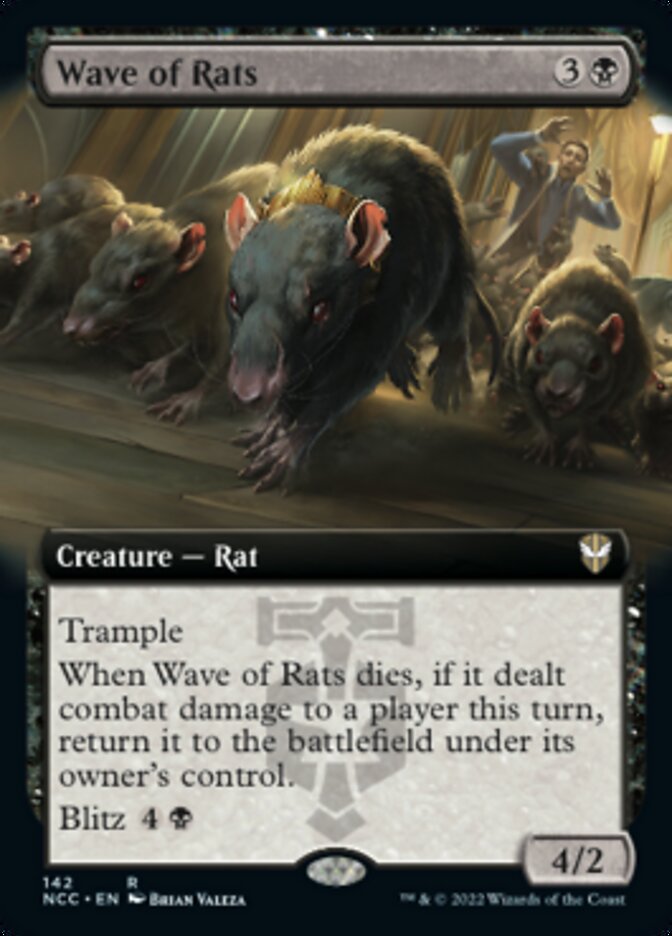 Wave of Rats (Extended Art) [Streets of New Capenna Commander] | The Clever Kobold