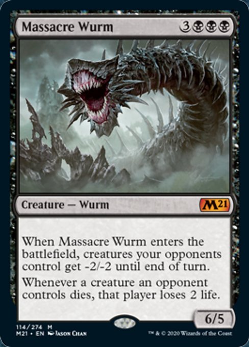 Massacre Wurm [Core Set 2021] | The Clever Kobold