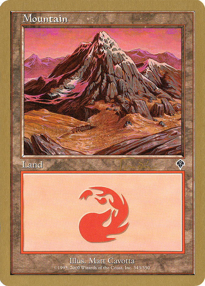 Mountain (jt343a) (Jan Tomcani) (INV) [World Championship Decks 2001] | The Clever Kobold