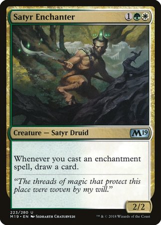 Satyr Enchanter [Core Set 2019] | The Clever Kobold