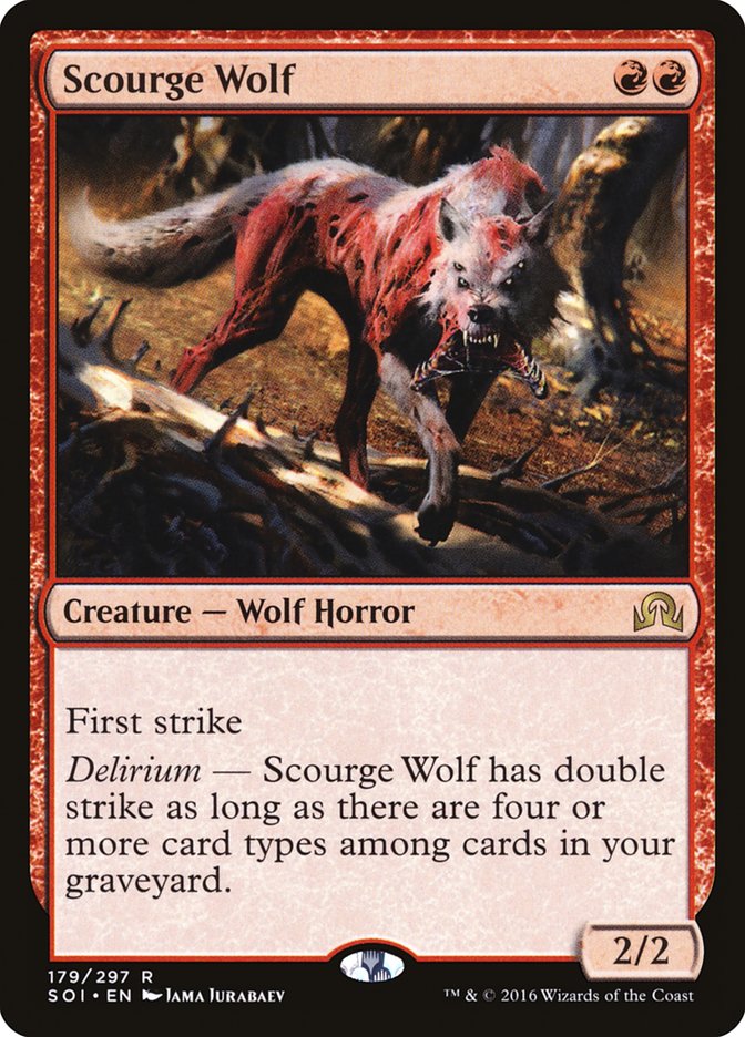 Scourge Wolf [Shadows over Innistrad] | The Clever Kobold