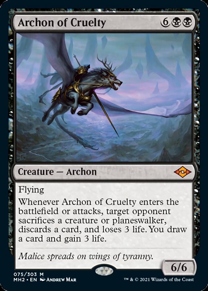 Archon of Cruelty [Modern Horizons 2] | The Clever Kobold