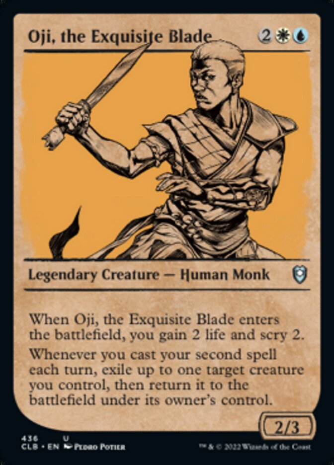 Oji, the Exquisite Blade (Showcase) [Commander Legends: Battle for Baldur's Gate] | The Clever Kobold