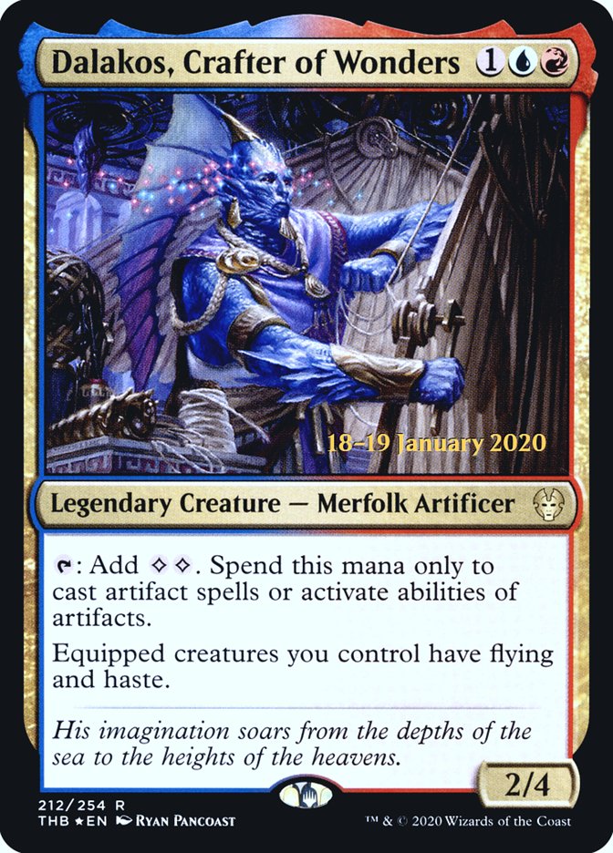 Dalakos, Crafter of Wonders [Theros Beyond Death Prerelease Promos] | The Clever Kobold