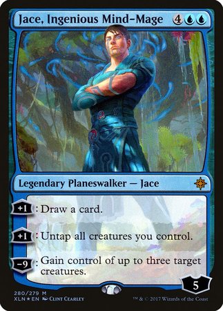 Jace, Ingenious Mind-Mage [Ixalan] | The Clever Kobold