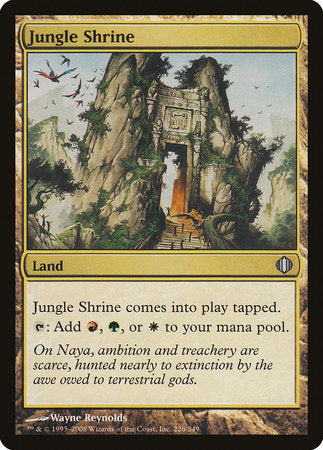 Jungle Shrine [Shards of Alara] | The Clever Kobold