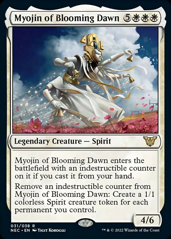 Myojin of Blooming Dawn [Kamigawa: Neon Dynasty Commander] | The Clever Kobold