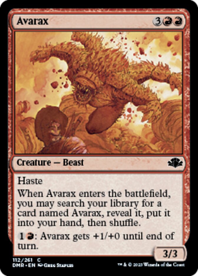 Avarax [Dominaria Remastered] | The Clever Kobold