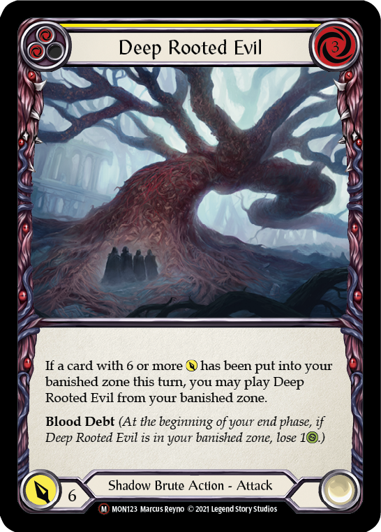 Deep Rooted Evil [U-MON123-RF] Unlimited Rainbow Foil