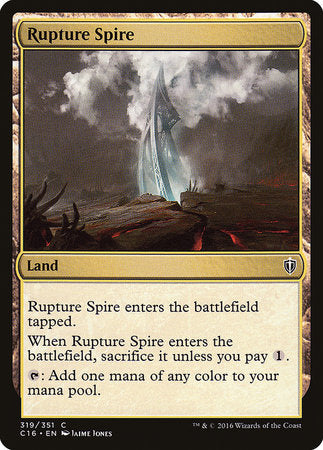 Rupture Spire [Commander 2016] | The Clever Kobold