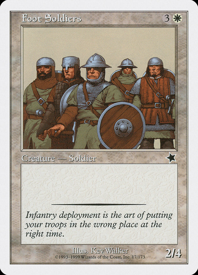 Foot Soldiers [Starter 1999] | The Clever Kobold