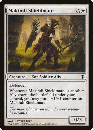 Makindi Shieldmate [Zendikar] | The Clever Kobold