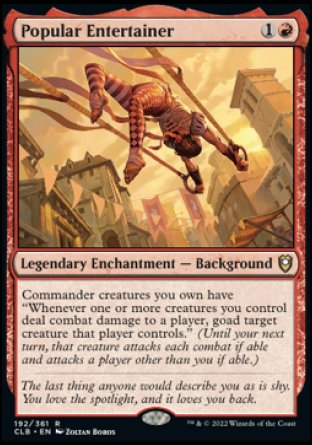 Popular Entertainer [Commander Legends: Battle for Baldur's Gate] | The Clever Kobold