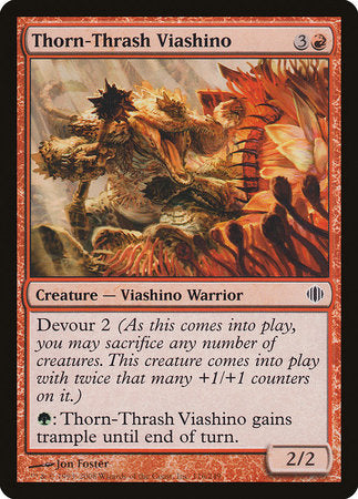 Thorn-Thrash Viashino [Shards of Alara] | The Clever Kobold