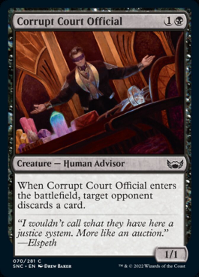 Corrupt Court Official [Streets of New Capenna] | The Clever Kobold