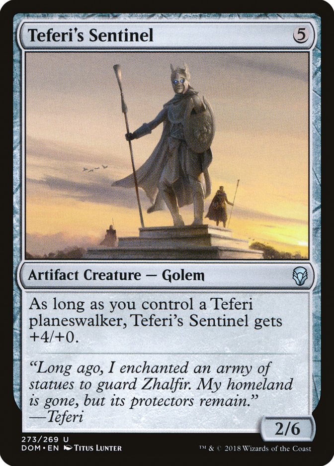 Teferi's Sentinel [Dominaria] | The Clever Kobold