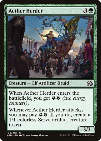 Aether Herder [Aether Revolt] | The Clever Kobold