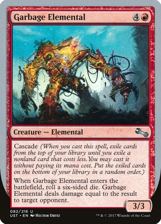 Garbage Elemental (3/3 Creature) [Unstable] | The Clever Kobold