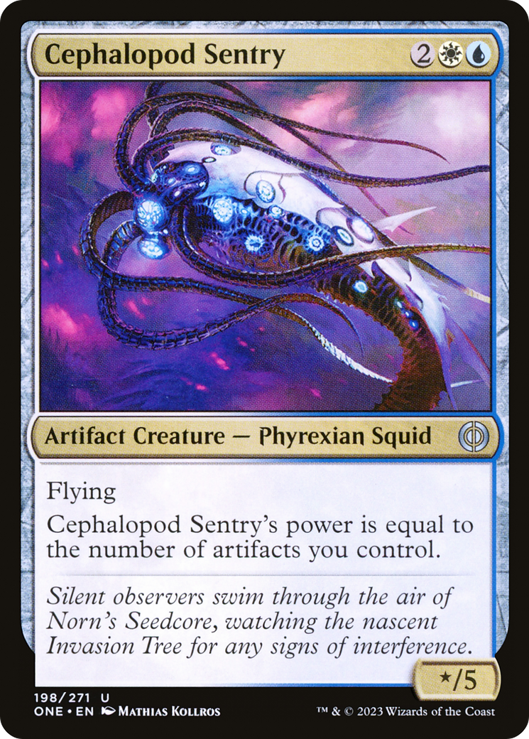 Cephalopod Sentry [Phyrexia: All Will Be One] | The Clever Kobold