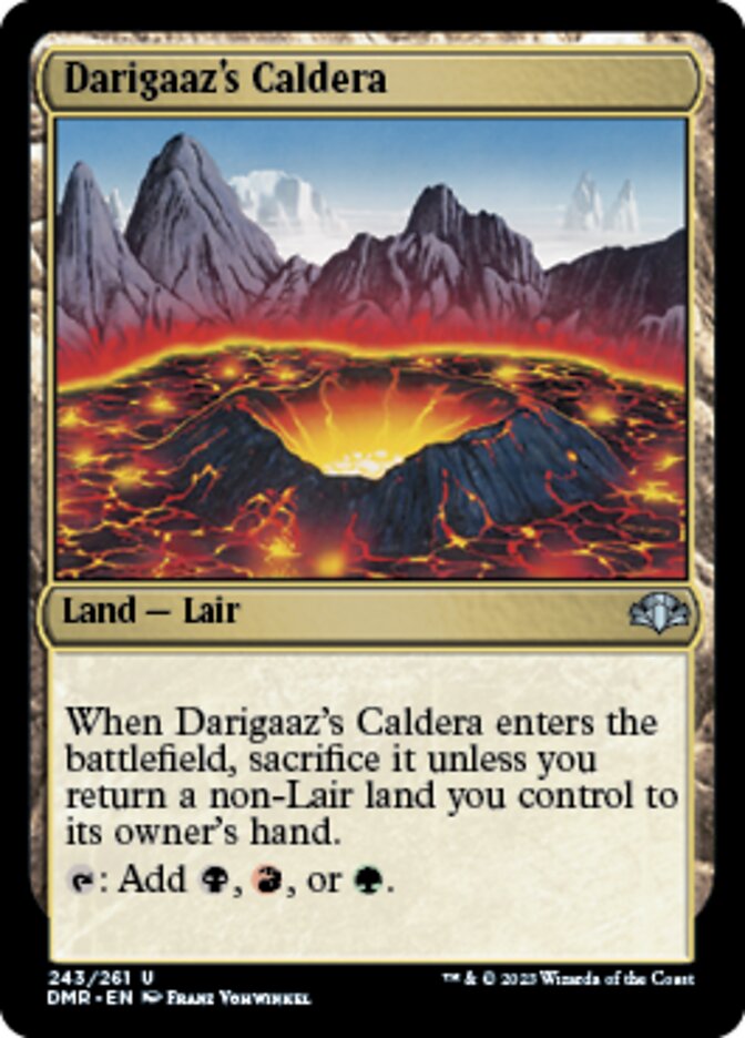 Darigaaz's Caldera [Dominaria Remastered] | The Clever Kobold