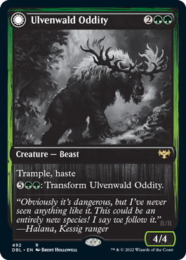 Ulvenwald Oddity // Ulvenwald Behemoth [Innistrad: Double Feature] | The Clever Kobold