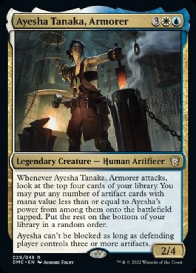 Ayesha Tanaka, Armorer [Dominaria United Commander] | The Clever Kobold