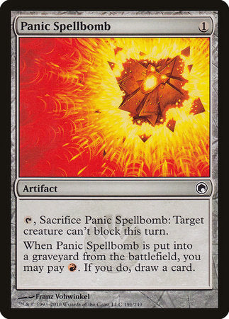 Panic Spellbomb [Scars of Mirrodin] | The Clever Kobold