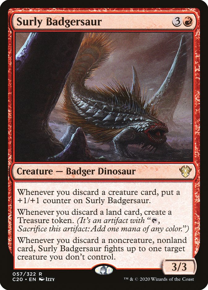 Surly Badgersaur [Commander 2020] | The Clever Kobold