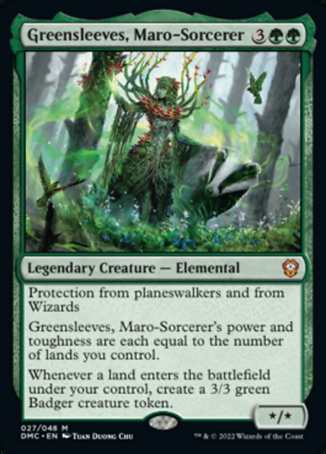 Greensleeves, Maro-Sorcerer [Dominaria United Commander] | The Clever Kobold