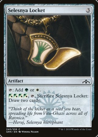 Selesnya Locket [Guilds of Ravnica] | The Clever Kobold