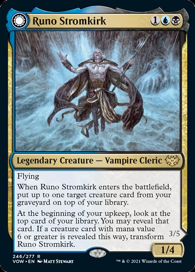 Runo Stromkirk // Krothuss, Lord of the Deep [Innistrad: Crimson Vow] | The Clever Kobold