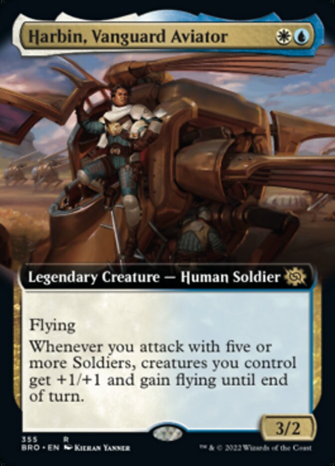 Harbin, Vanguard Aviator (Extended Art) [The Brothers' War] | The Clever Kobold