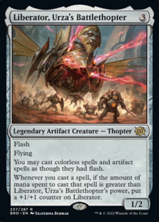 Liberator, Urza's Battlethopter [The Brothers' War] | The Clever Kobold