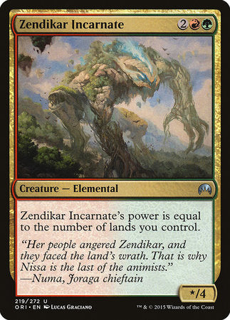 Zendikar Incarnate [Magic Origins] | The Clever Kobold