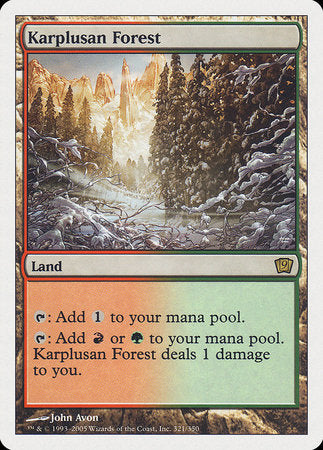 Karplusan Forest [Ninth Edition] | The Clever Kobold