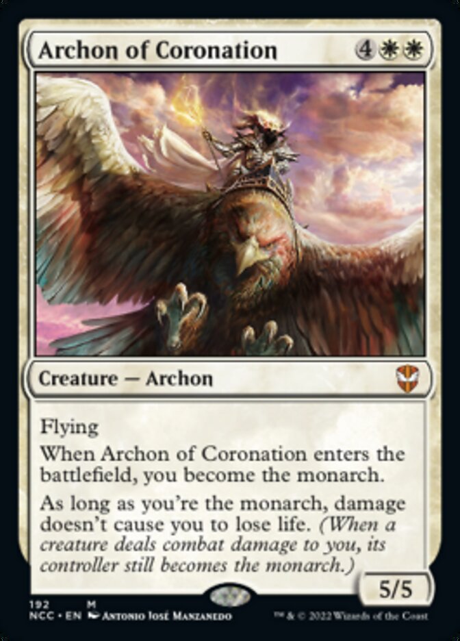 Archon of Coronation [Streets of New Capenna Commander] | The Clever Kobold