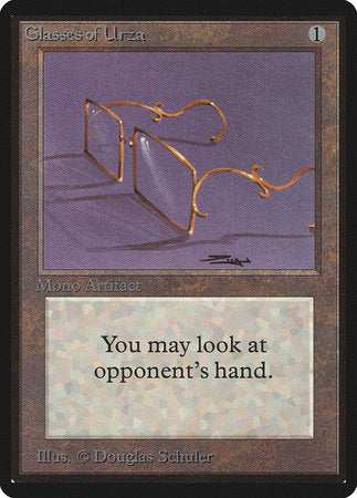 Glasses of Urza [Limited Edition Beta] | The Clever Kobold