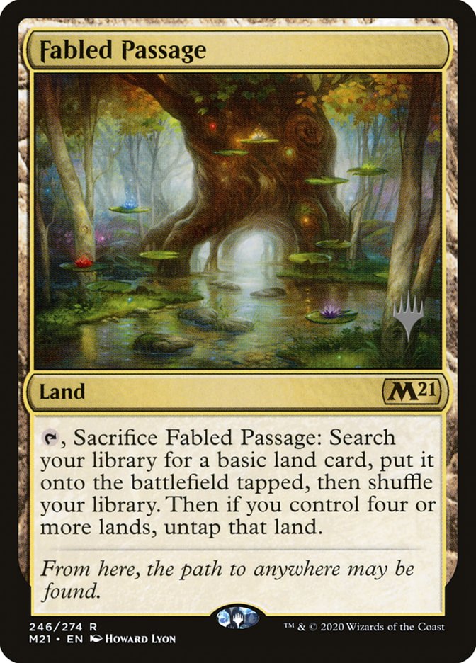 Fabled Passage (Promo Pack) [Core Set 2021 Promos] | The Clever Kobold