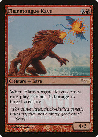 Flametongue Kavu [Friday Night Magic 2005] | The Clever Kobold