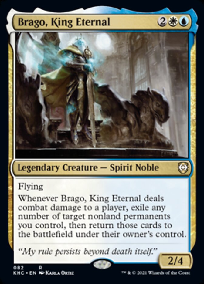 Brago, King Eternal [Kaldheim Commander] | The Clever Kobold