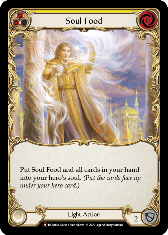 Soul Food [U-MON064-RF] Unlimited Rainbow Foil | The Clever Kobold