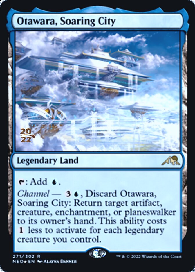 Otawara, Soaring City [Kamigawa: Neon Dynasty Prerelease Promos] | The Clever Kobold