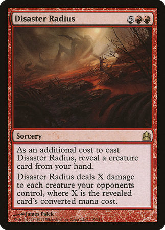Disaster Radius [Commander 2011] | The Clever Kobold