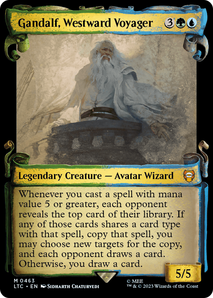 Gandalf, Westward Voyager [The Lord of the Rings: Tales of Middle-Earth Commander Showcase Scrolls] | The Clever Kobold