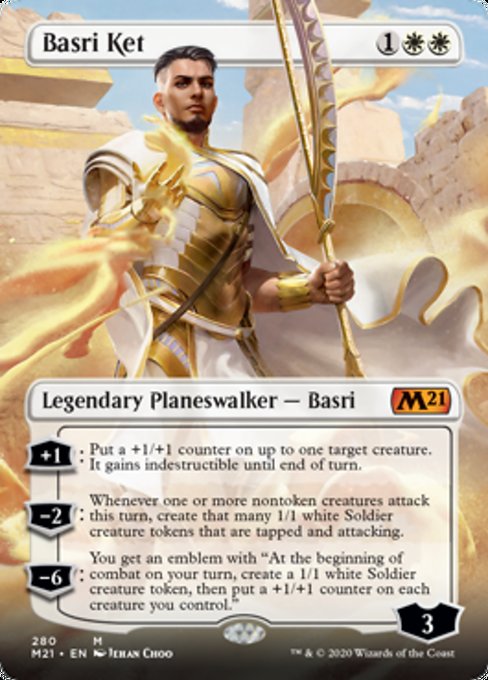 Basri Ket (Borderless) [Core Set 2021] | The Clever Kobold