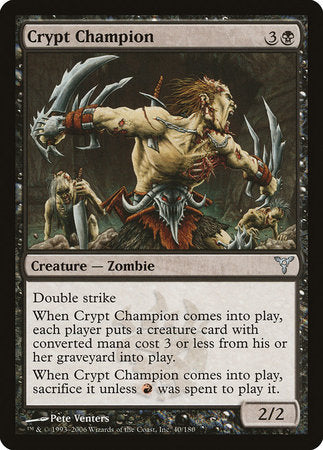 Crypt Champion [Dissension] | The Clever Kobold